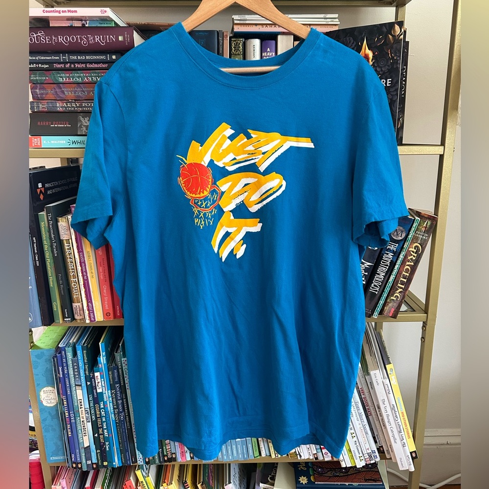 Nike Just Do It Blue Basketball T-Shirt 🏀👕